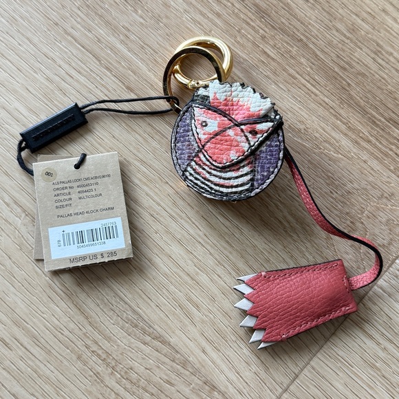 Burberry Accessories - NWT Burberry Pallas Head Lock Charm Keychain